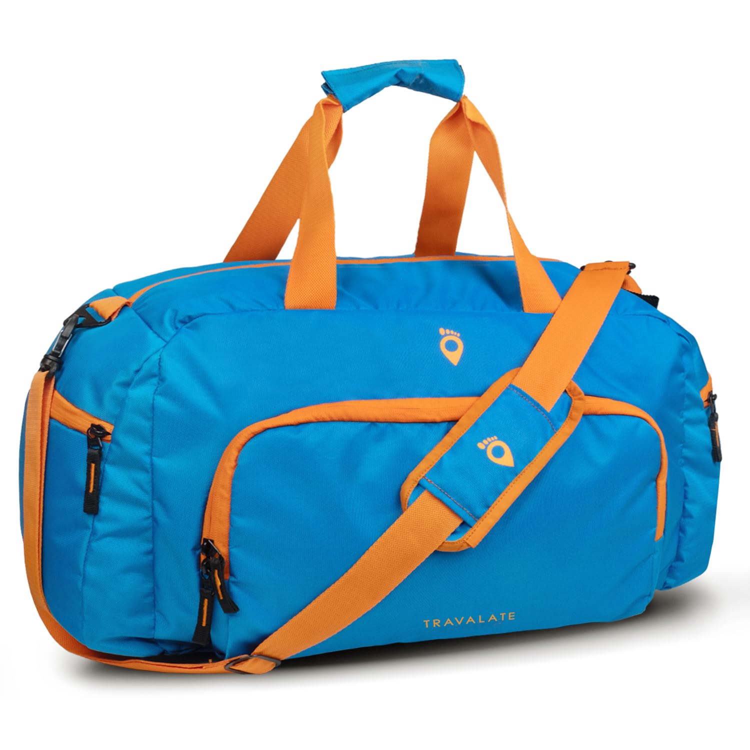 Multi Pocket Travel Duffle | Blue