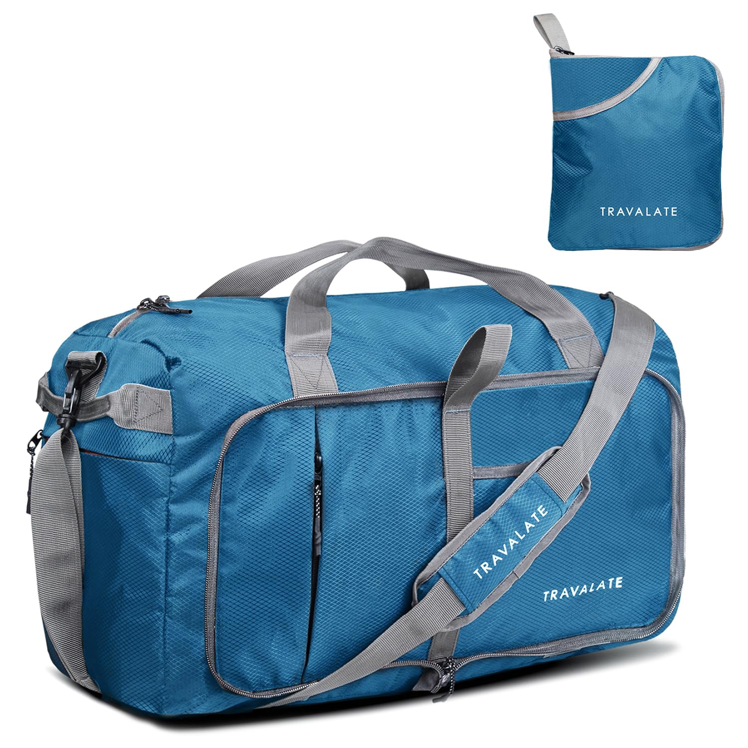 Foldable Travel Duffle | Blue