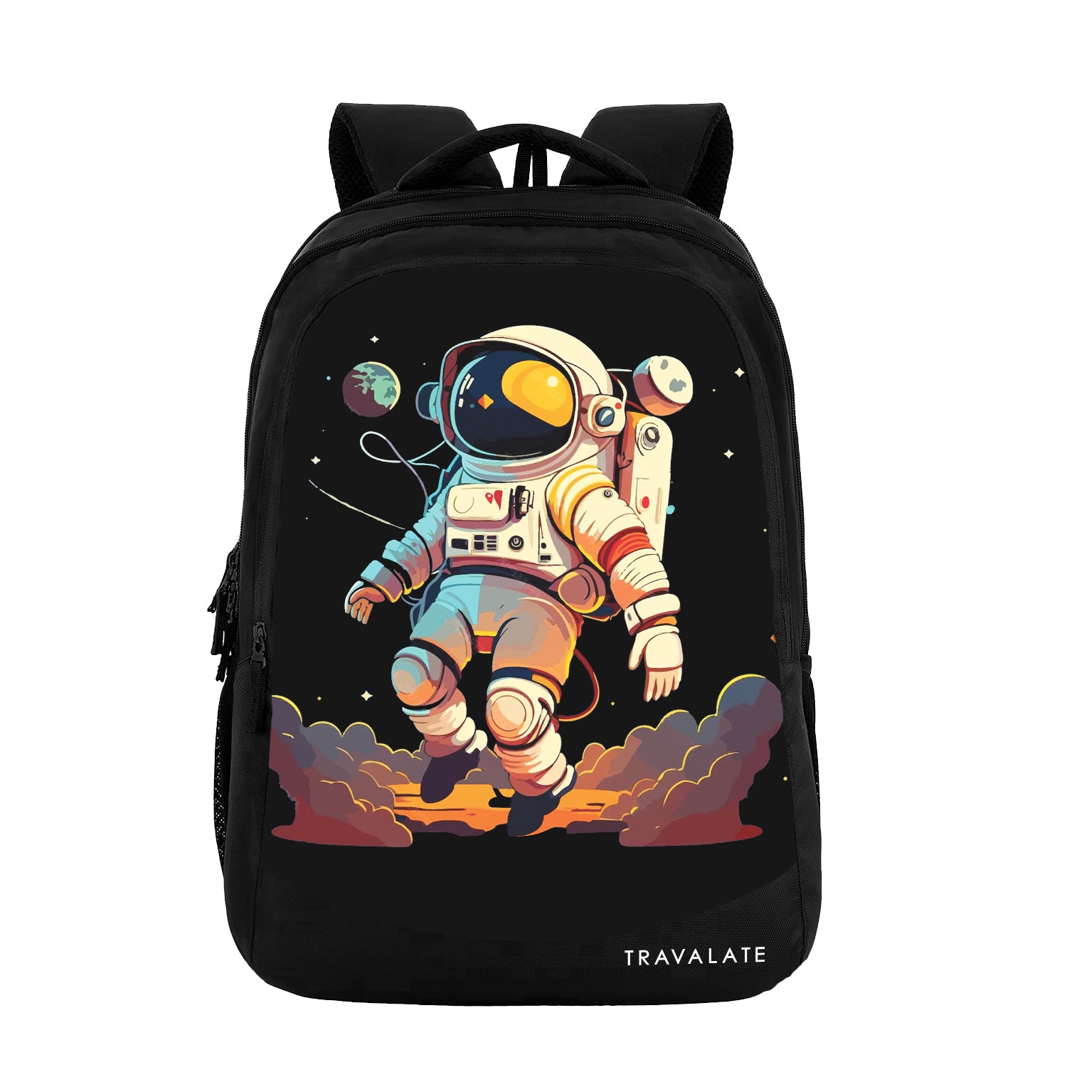 Printed Laptop Backpack | Astronaut