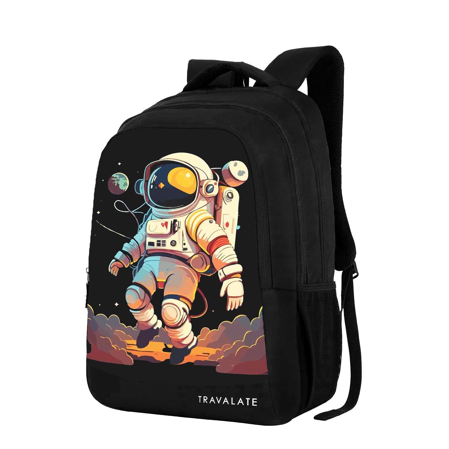 Printed Laptop Backpack | Astronaut