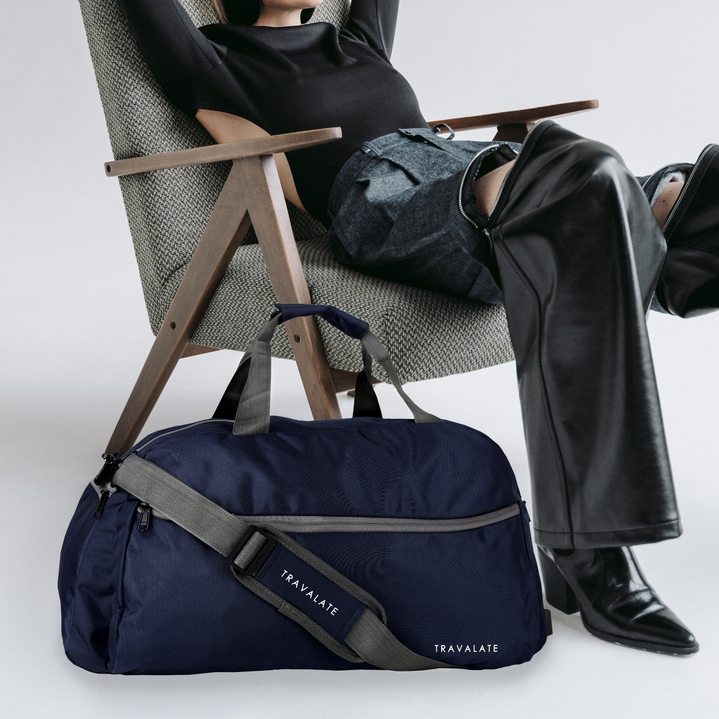 Ultra Light Travel Duffle Bag | Navy Blue