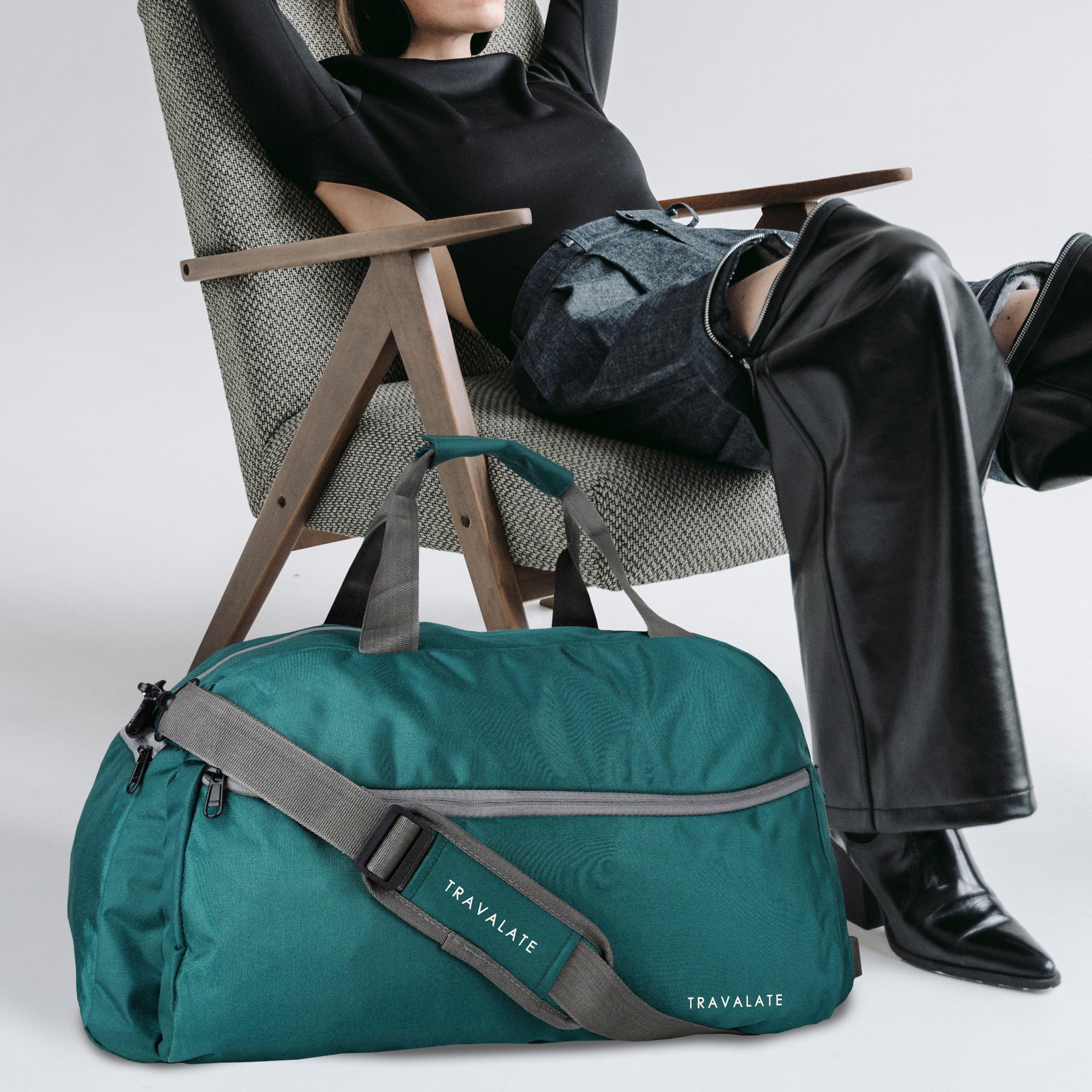 Ultra Light Travel Duffle Bag | Sea Green