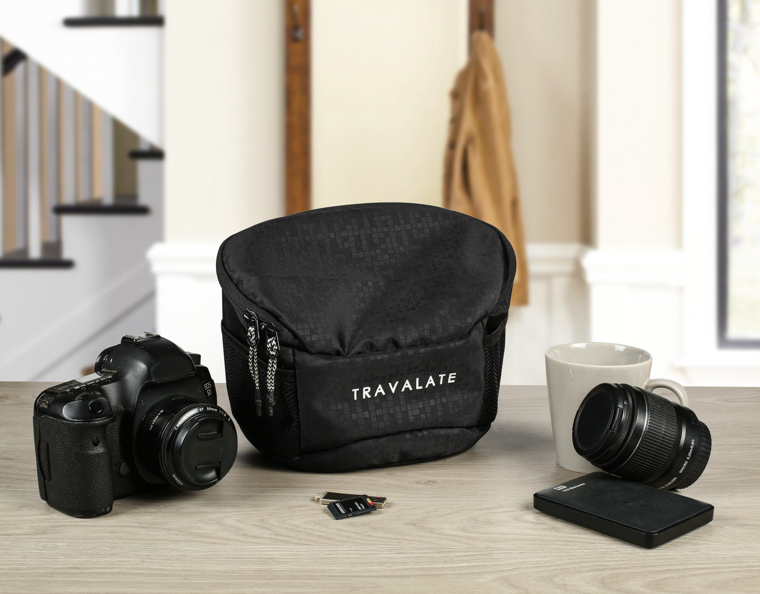 Camera Bag with Waist Strap | Black
