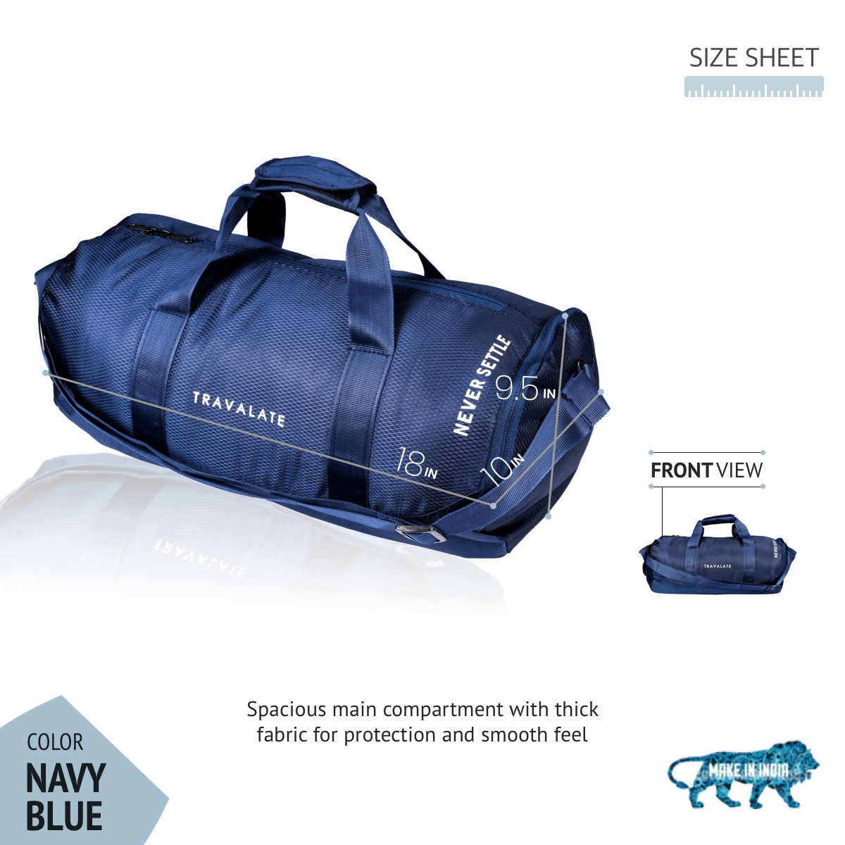 Gym Duffle Bag_30L | Blue