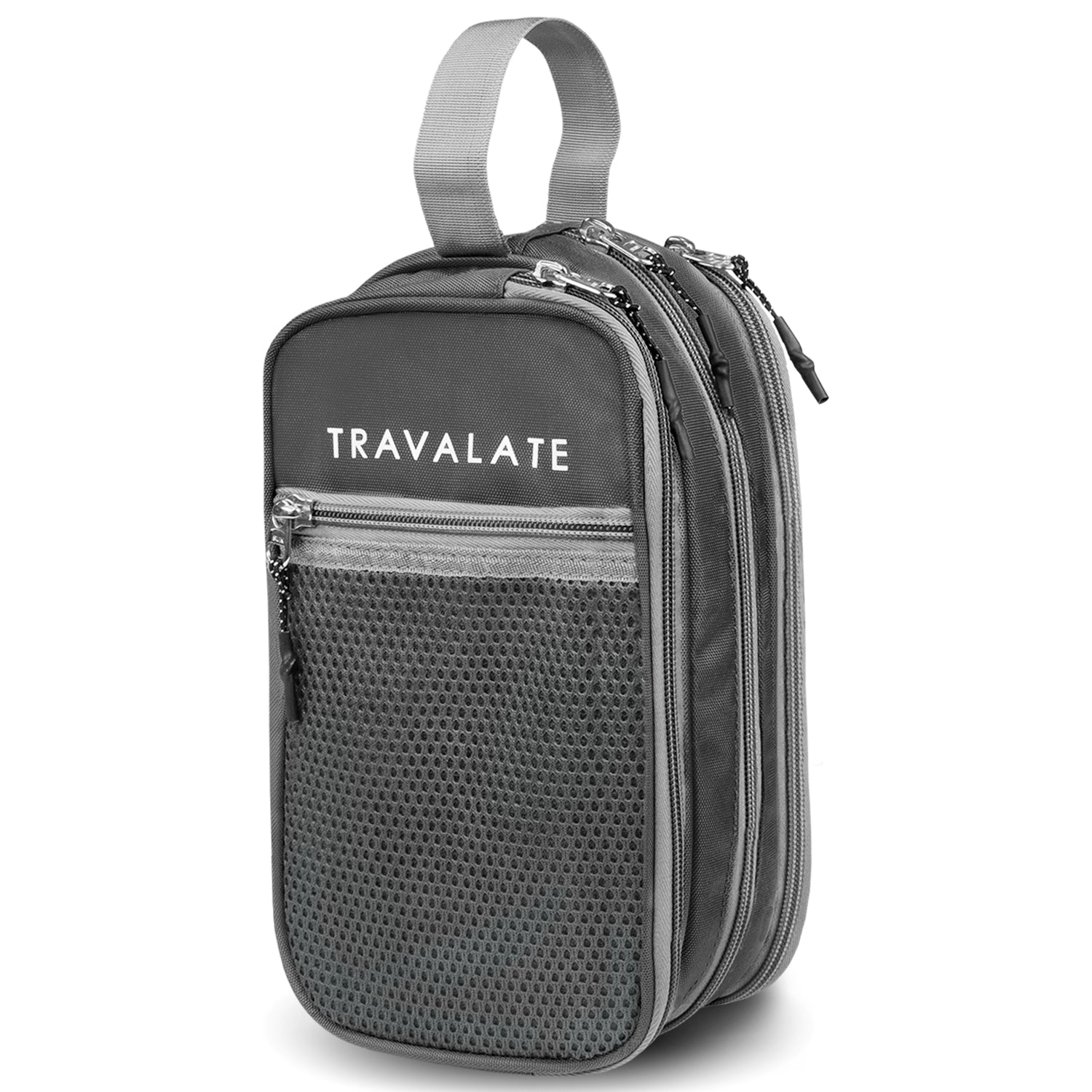 Multi-Pocket Travel Toiletry Bag | Grey
