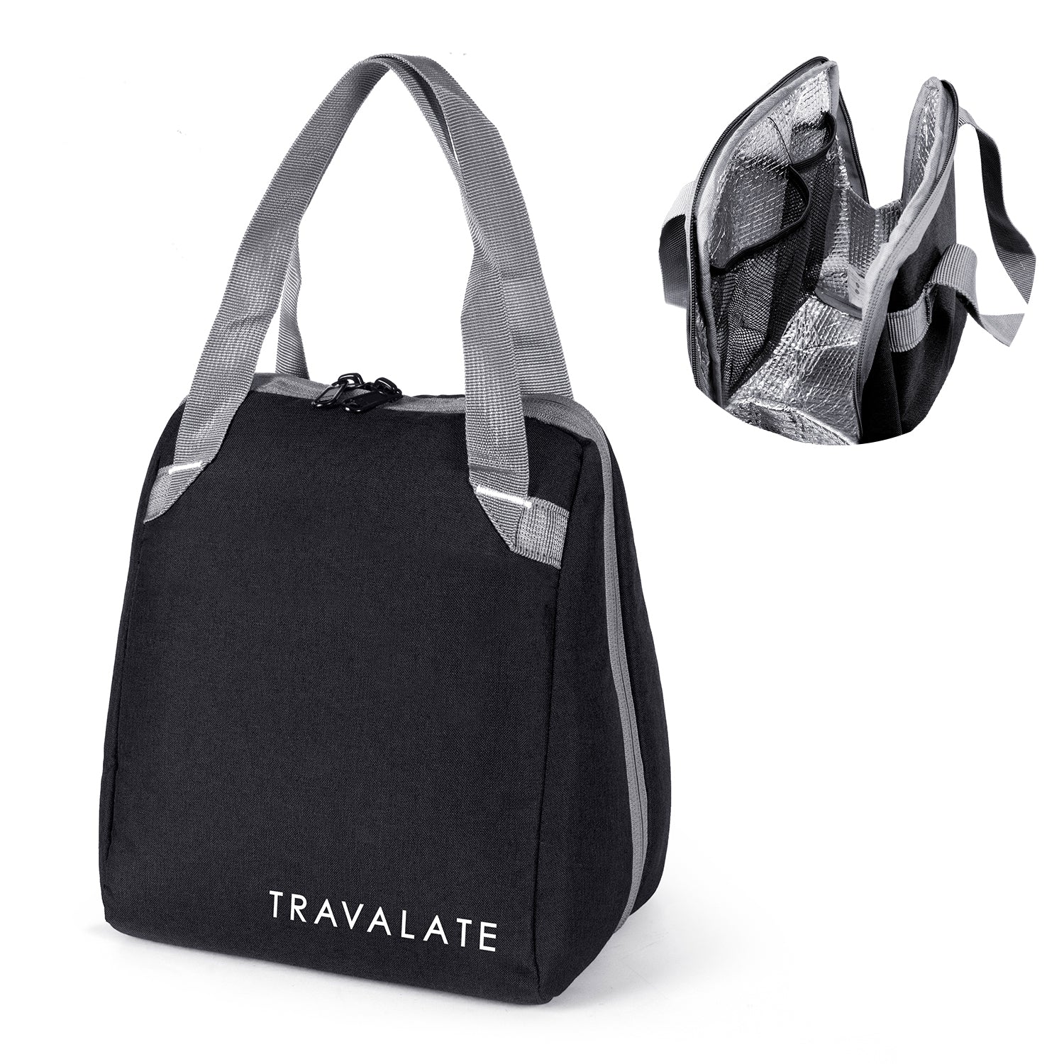 Thermally Insulated Lunch Bag | Black