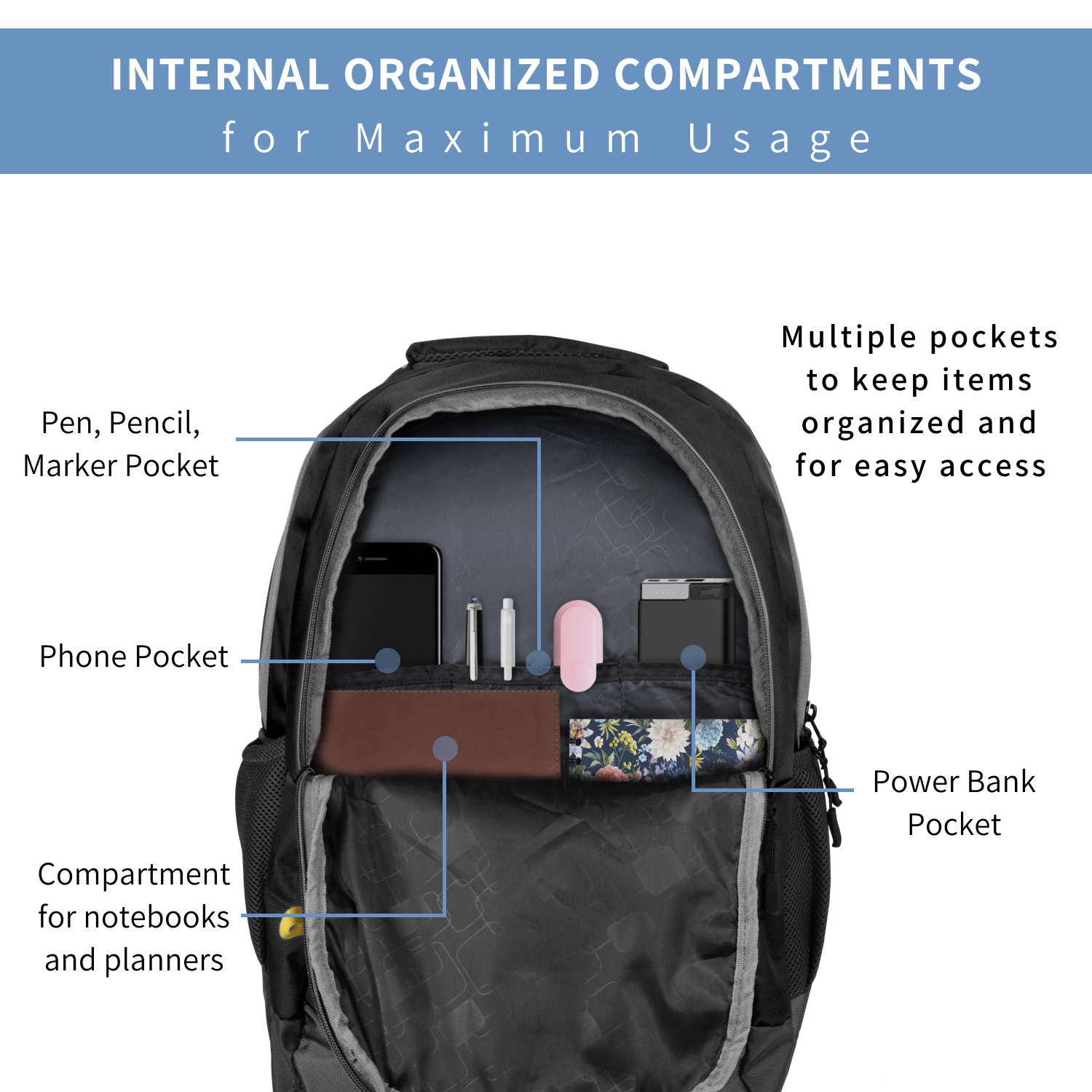 Laptop Backpack | Black