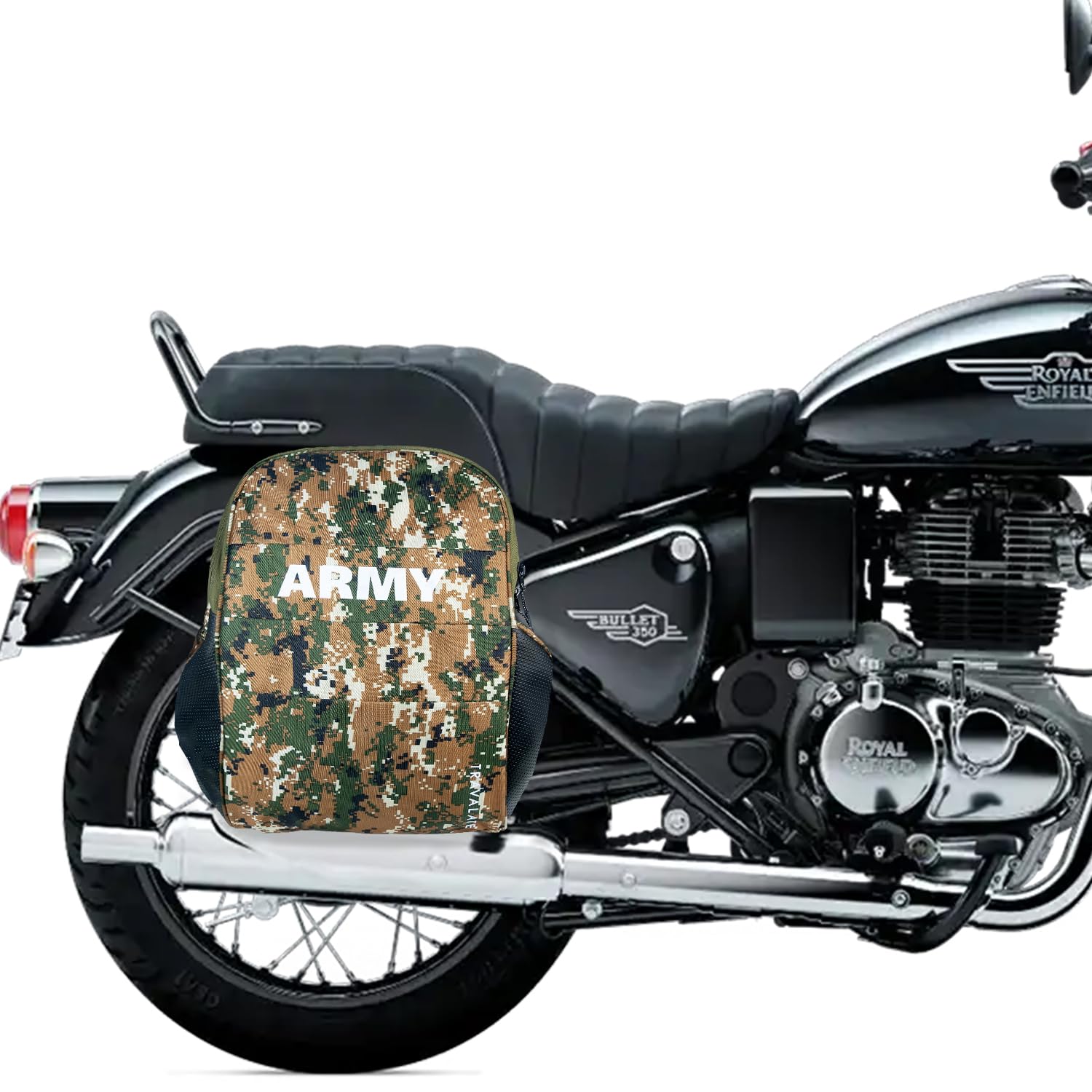 Motorcycle Saddle Bag | Military Green