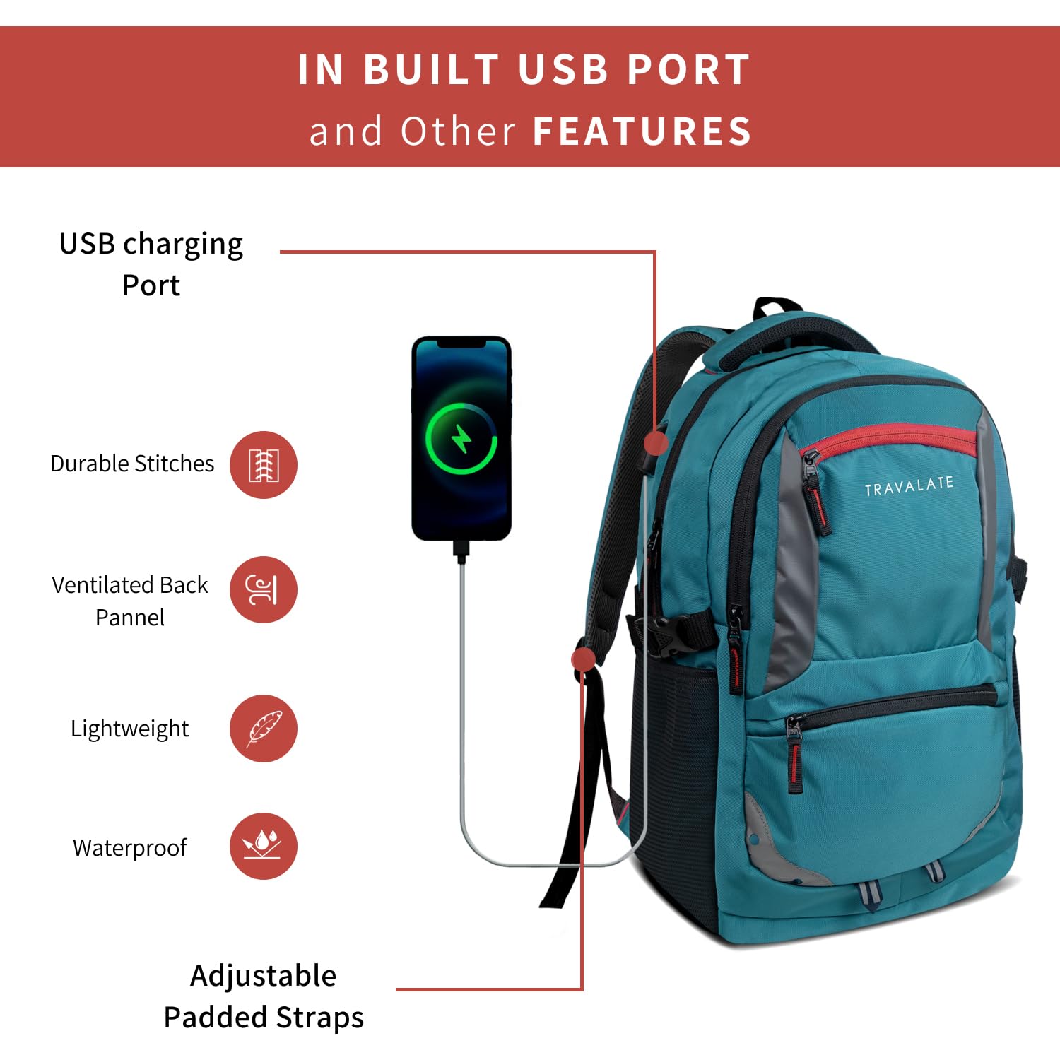 TechWeekend Backpack | Teal