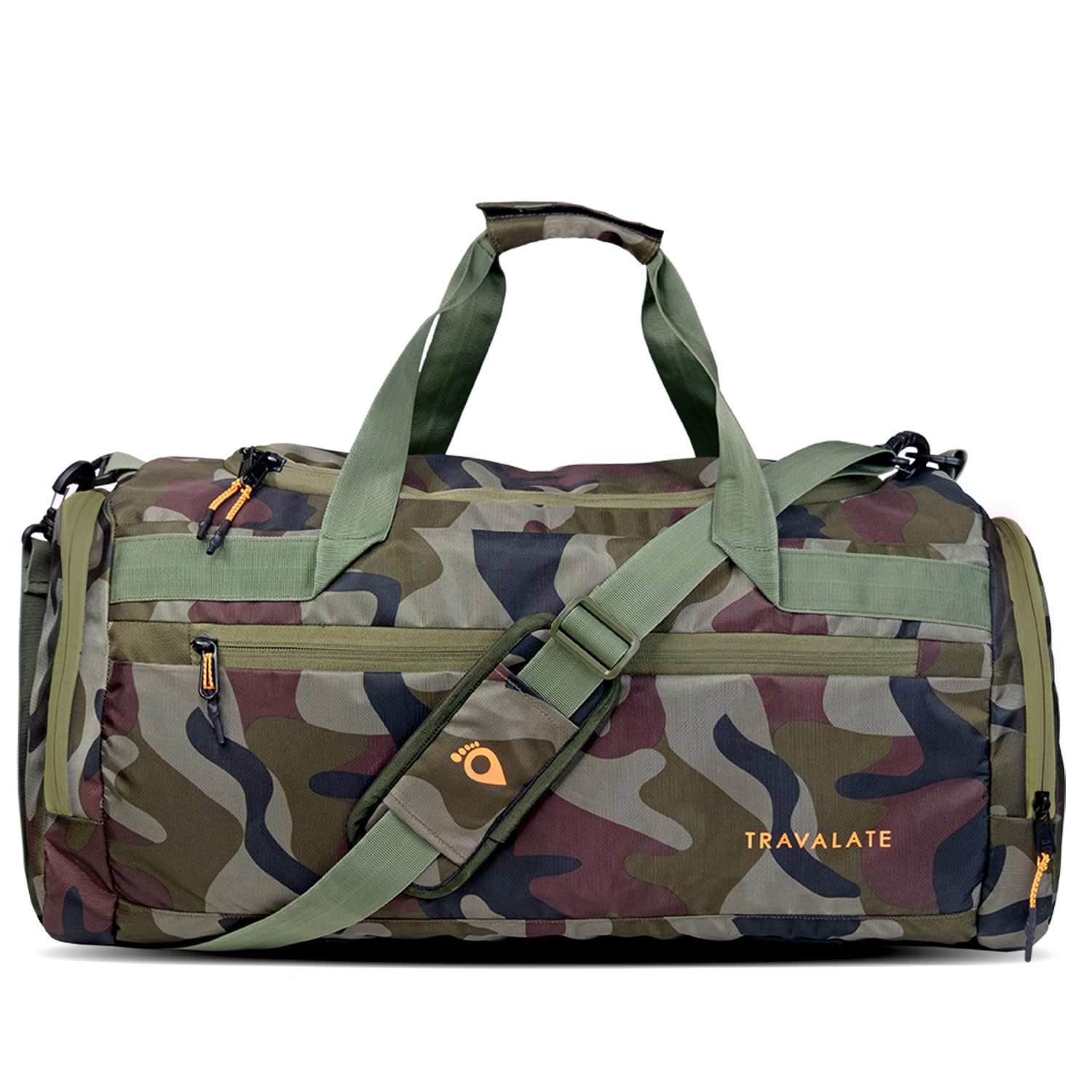 Multi Pocket Luggage Bag | Military Green