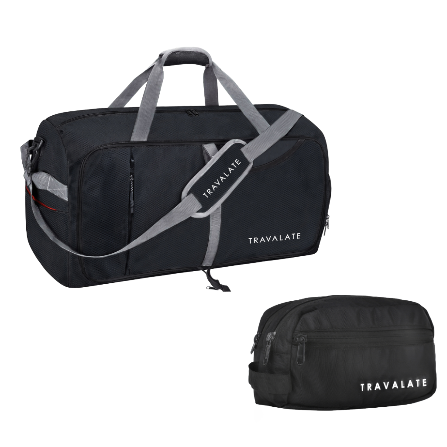 Foldable Duffle and Toiletry Kit