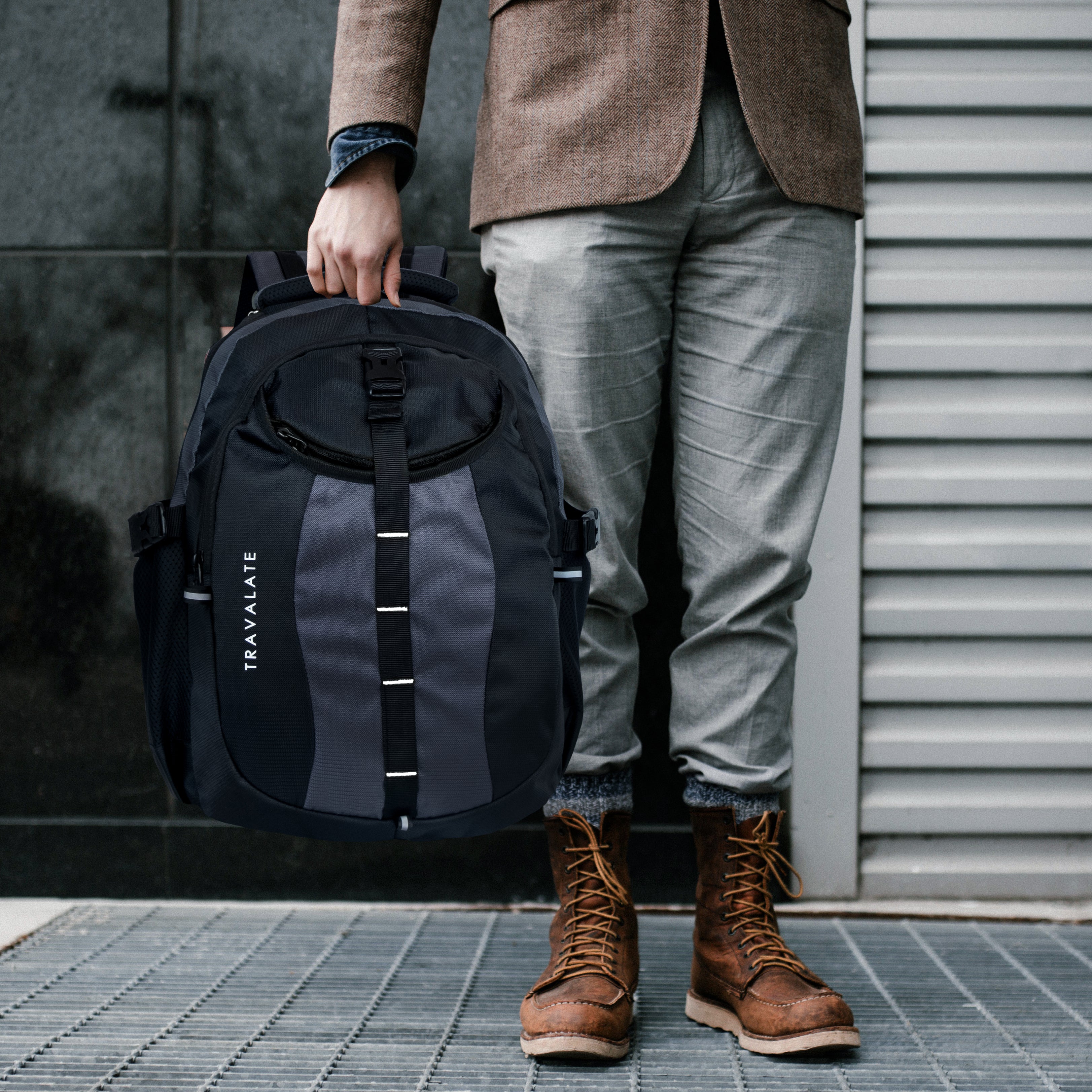 Trailblazer Backpack | White Gray