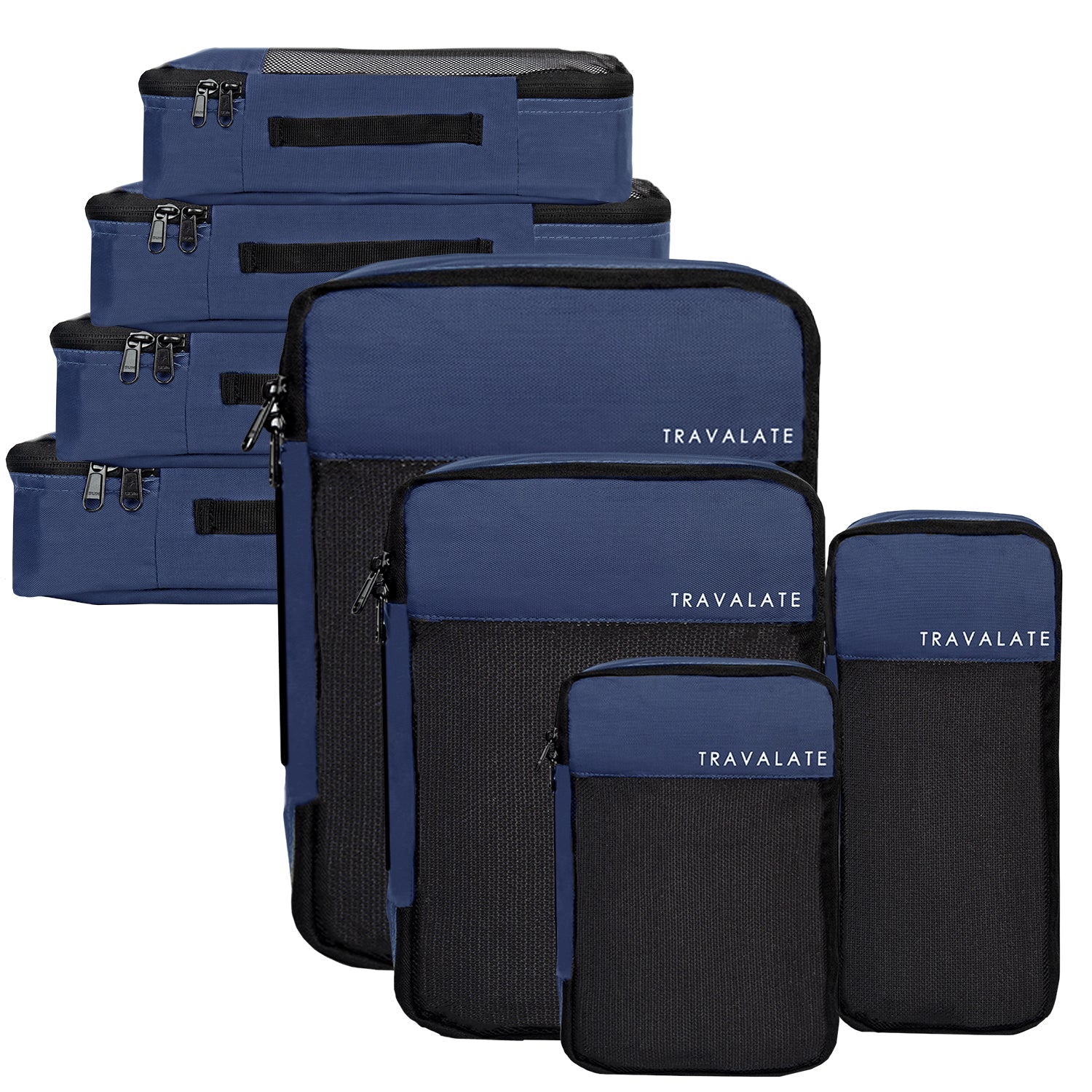 Packing Cubes | Set of 8 Navy Blue