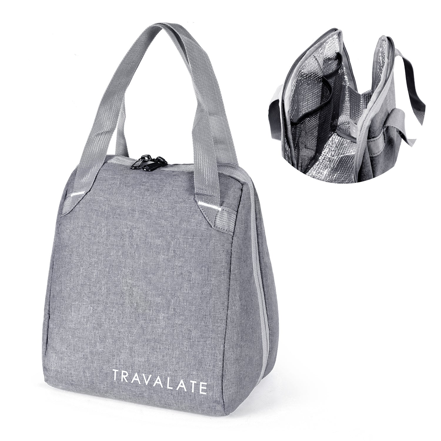 Thermally Insulated Lunch Bag | Grey