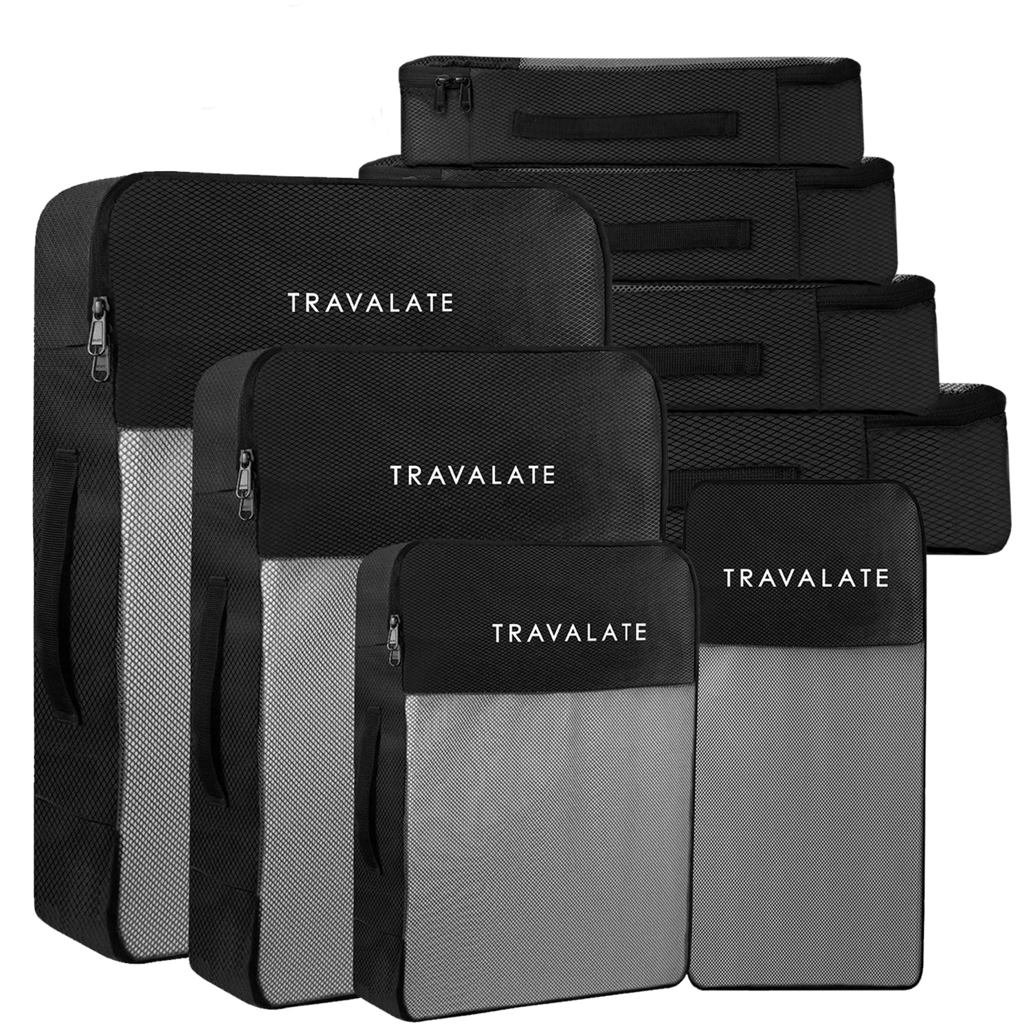 Packing Cubes | Set of 8 Black