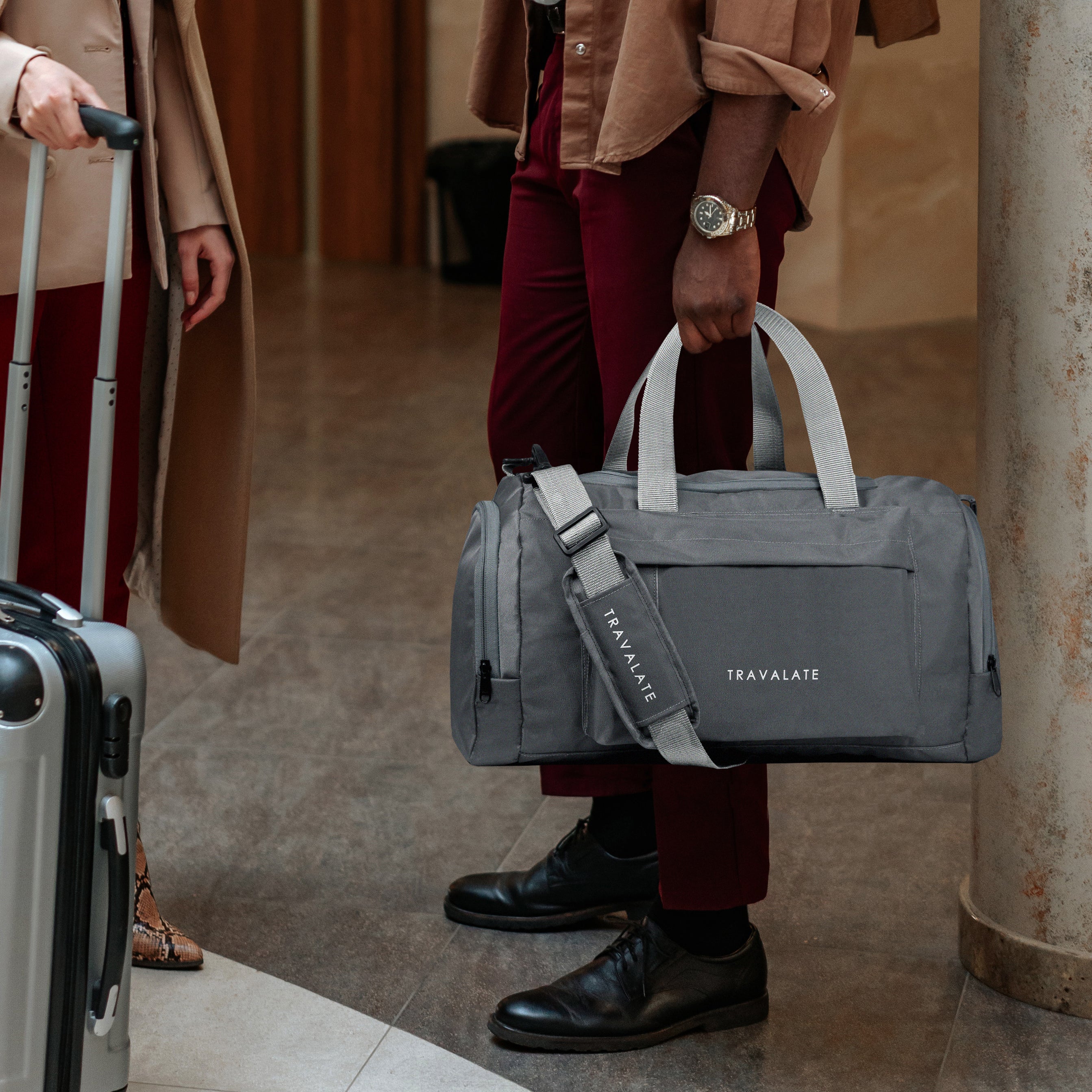 Travel Duffle Bag | Grey