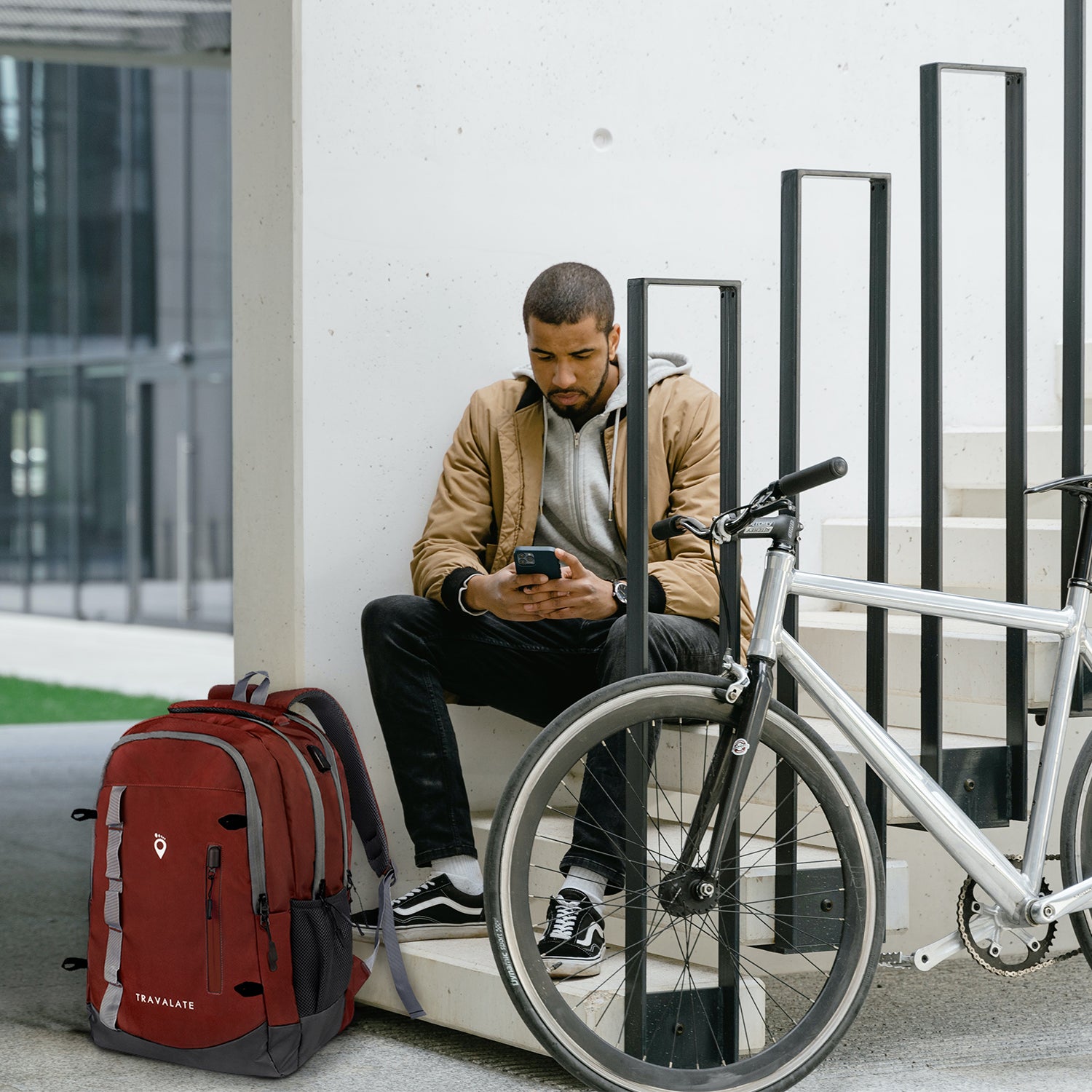 Laptop Backpack | Red