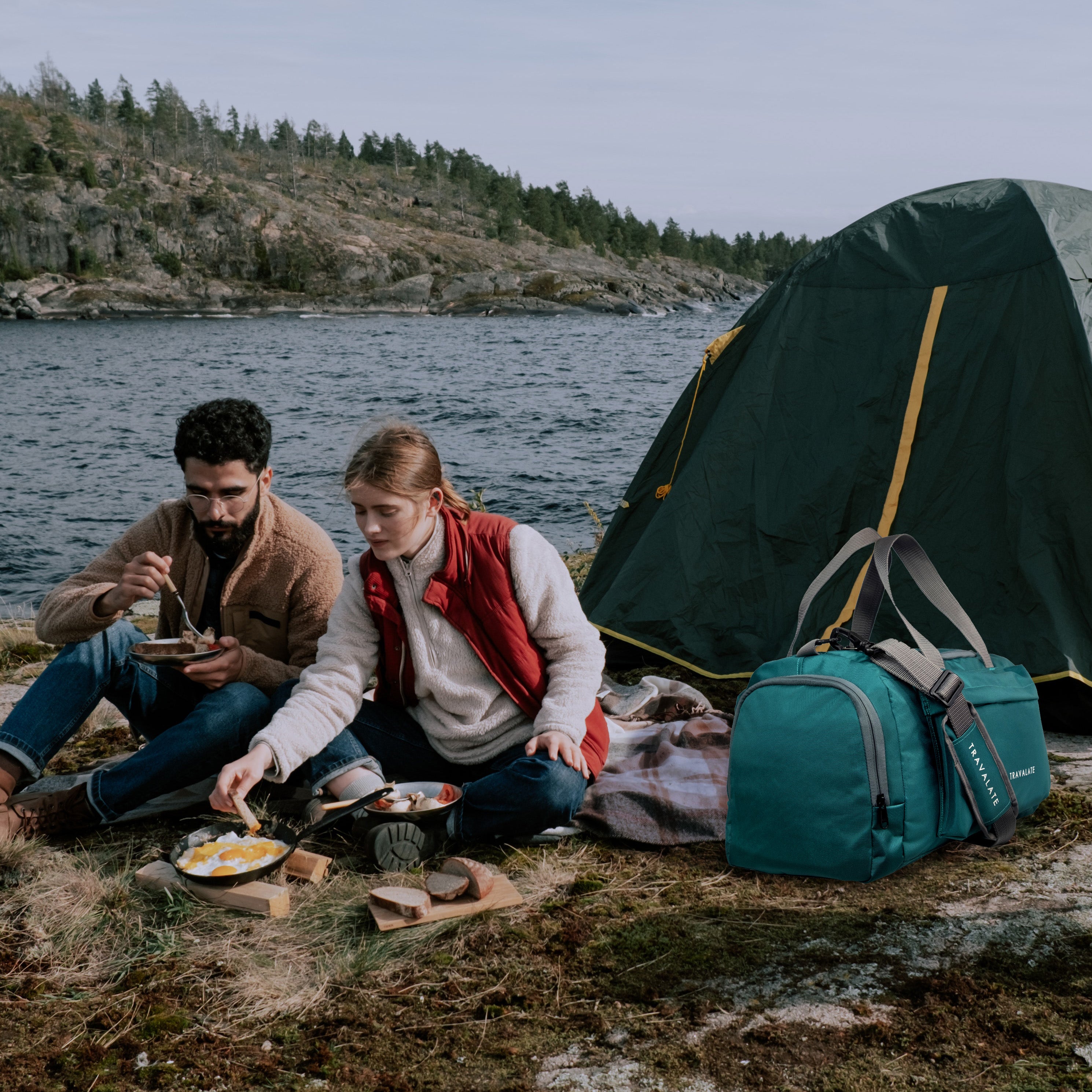 Travel Duffle Bag | Sea Green