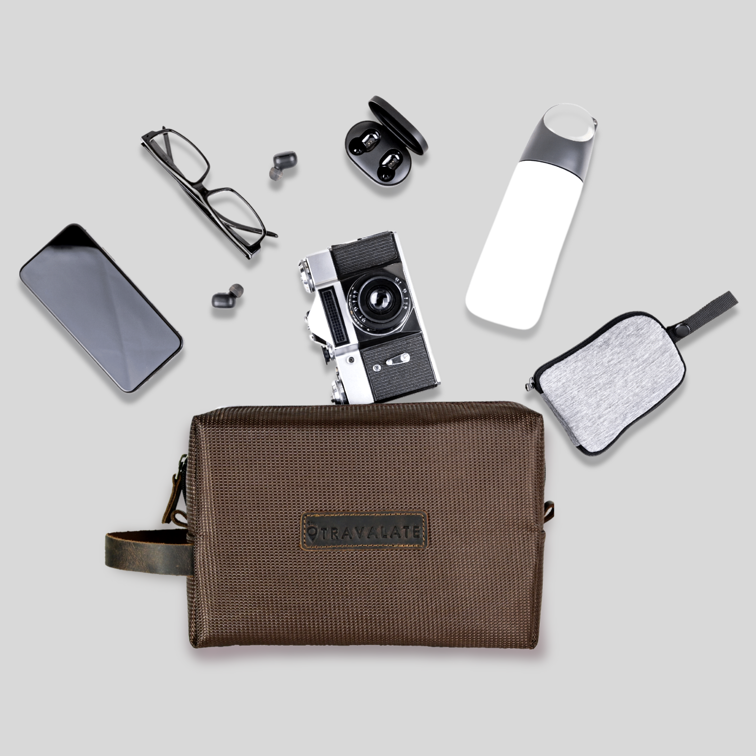 Tech Kit Organiser | Brown