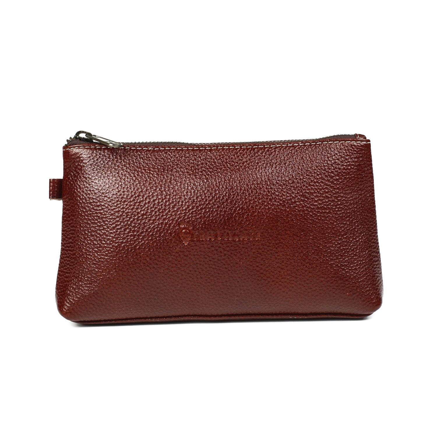 Genuine Leather Stash Pouch | Red