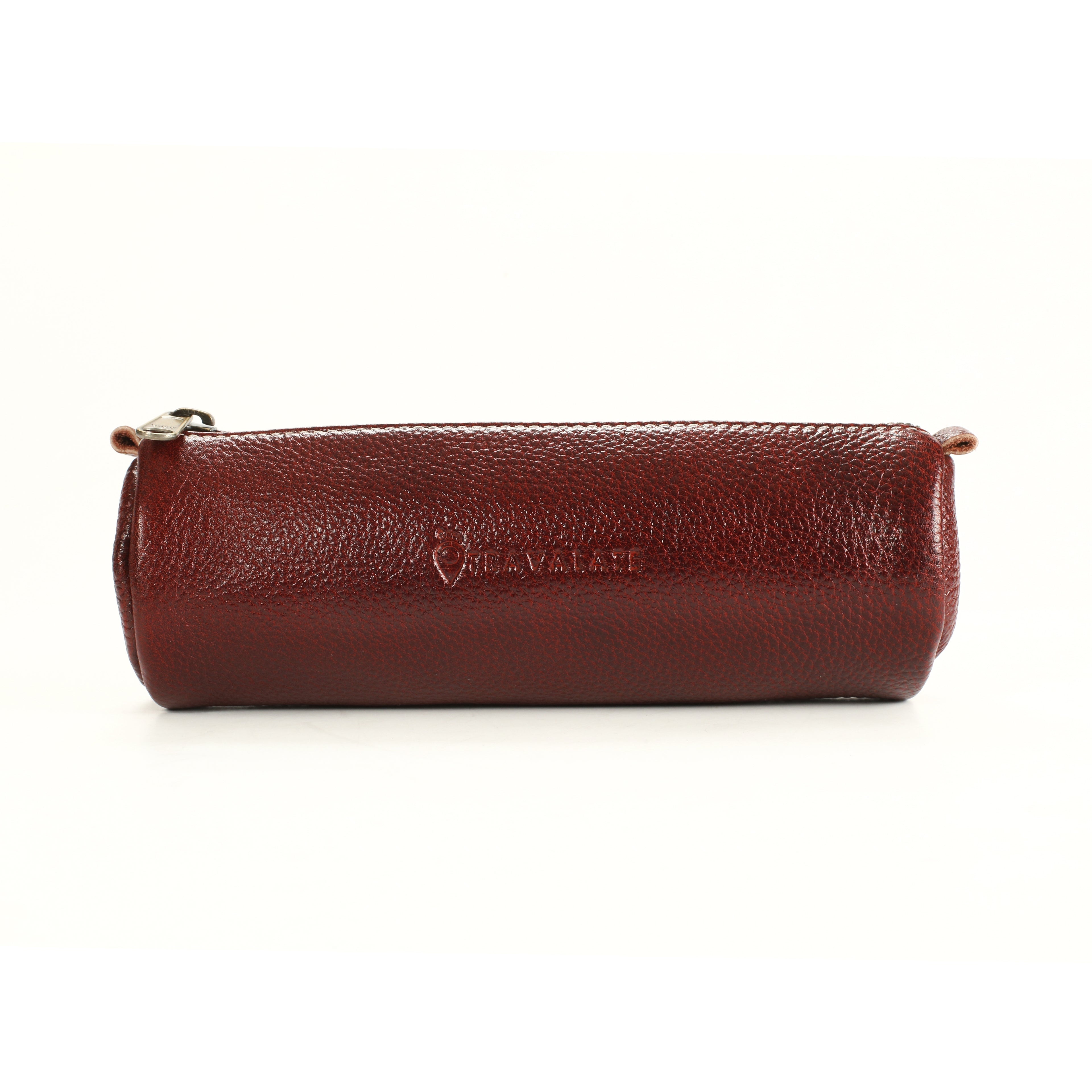Genuine Leather Utility Pouch | Red