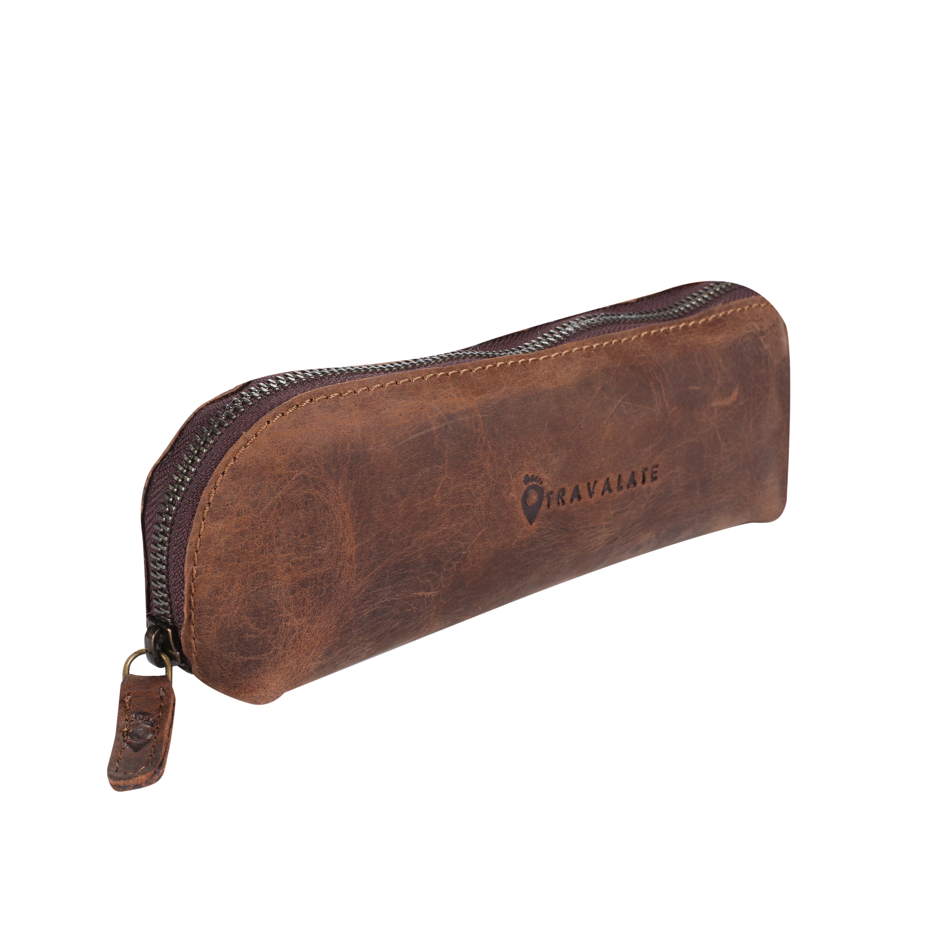 Geniune Leather Ambry Pouch | Brown