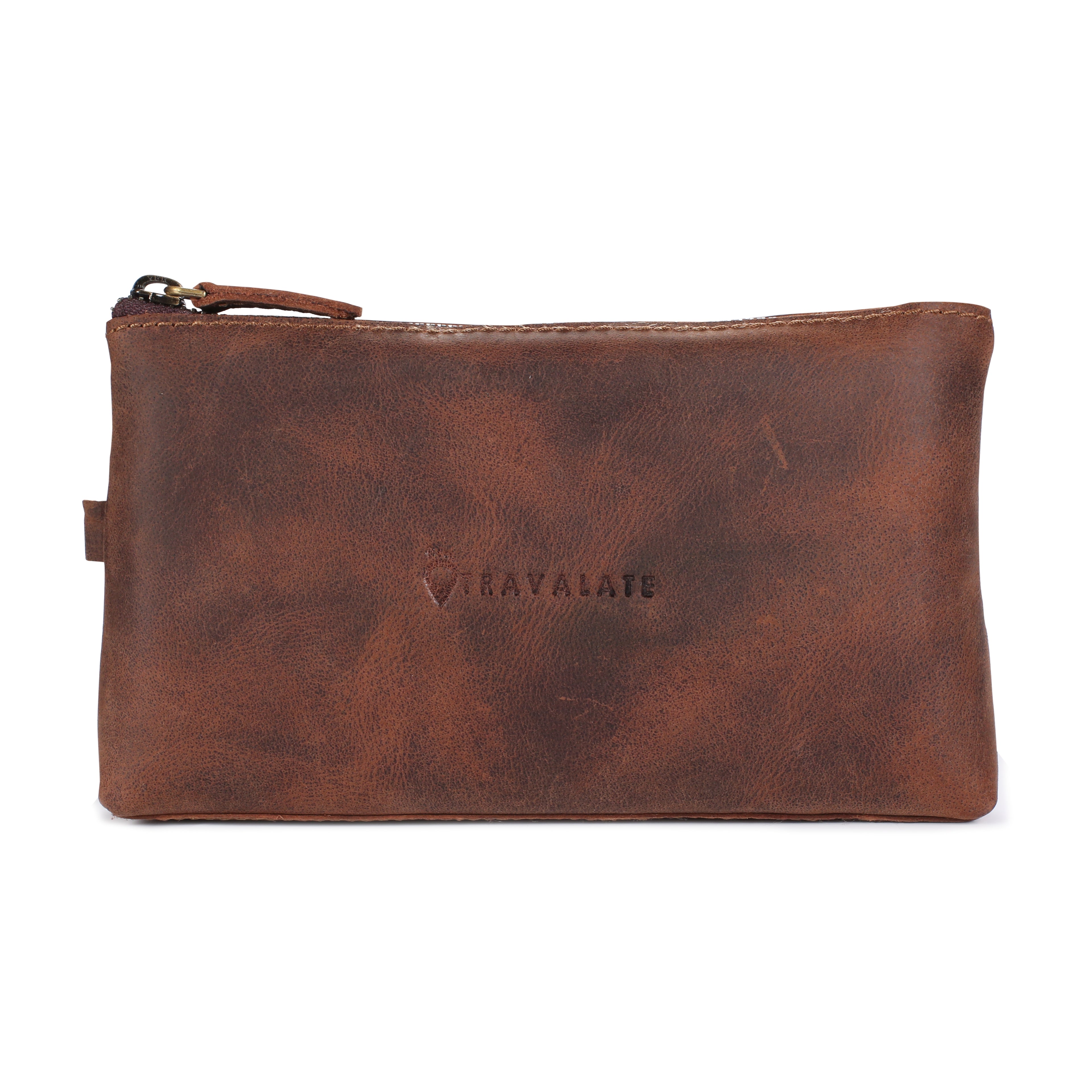 Genuine Leather Stash Pouch | Brown