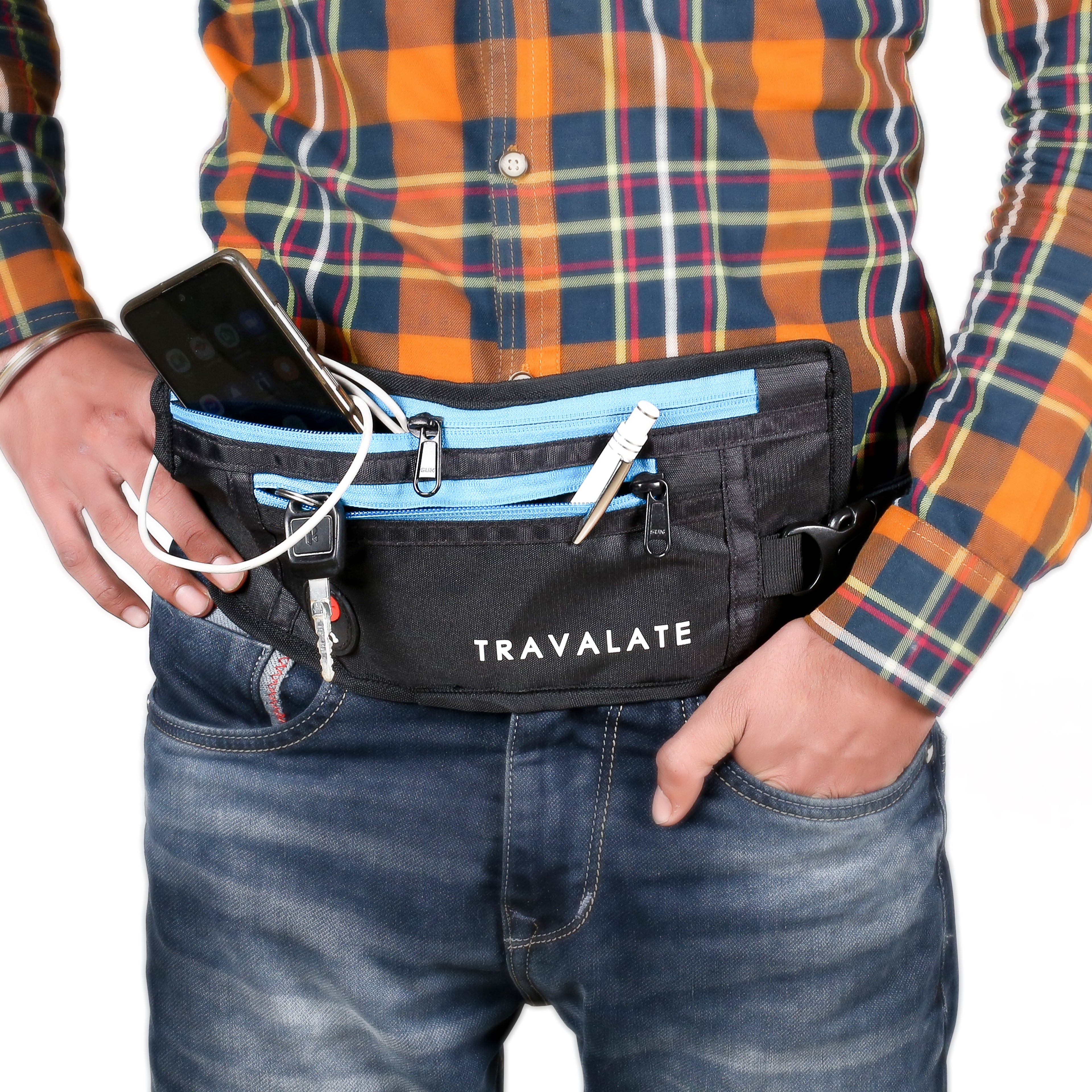 Nylon Fanny Pack | Blue