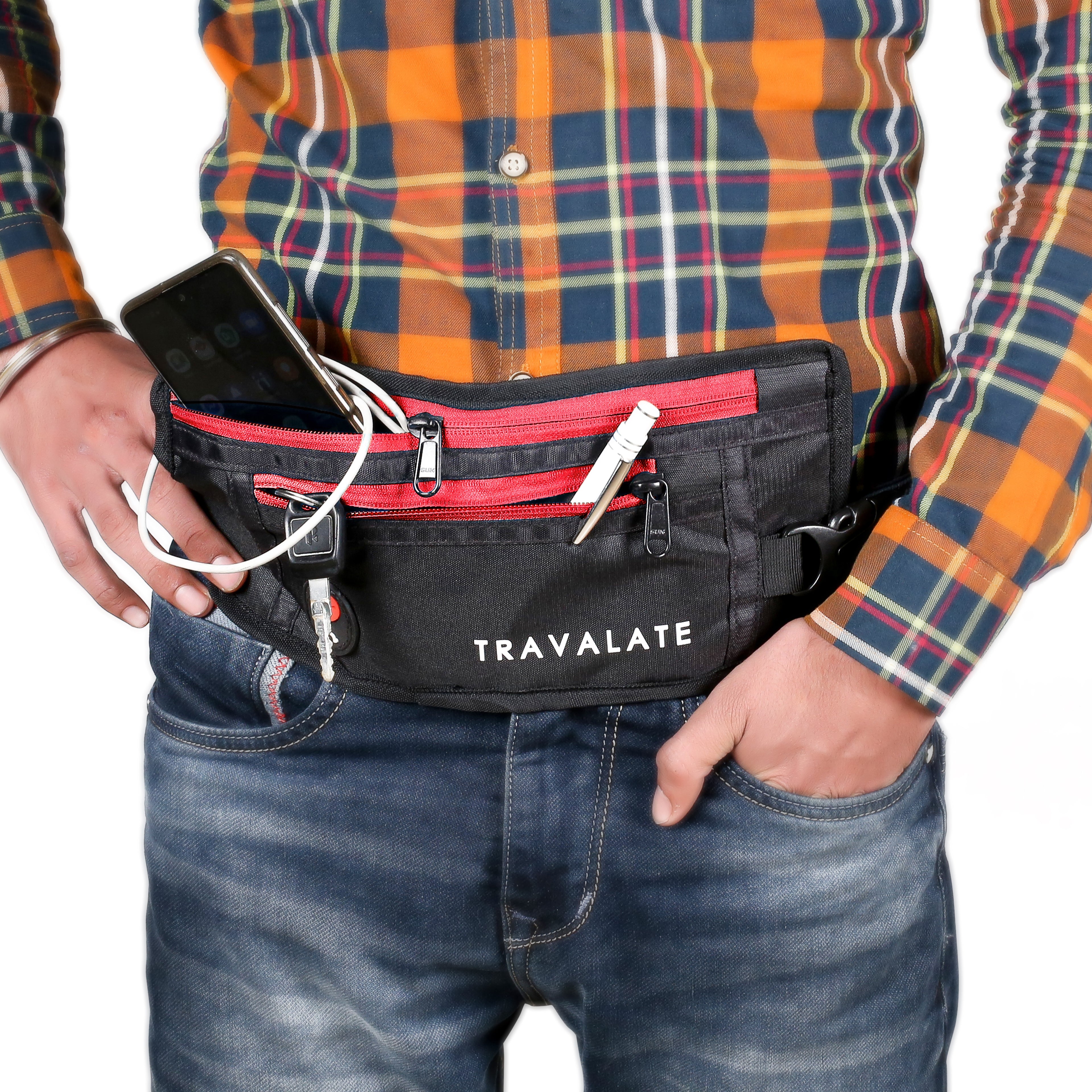 Nylon Fanny Pack | Red