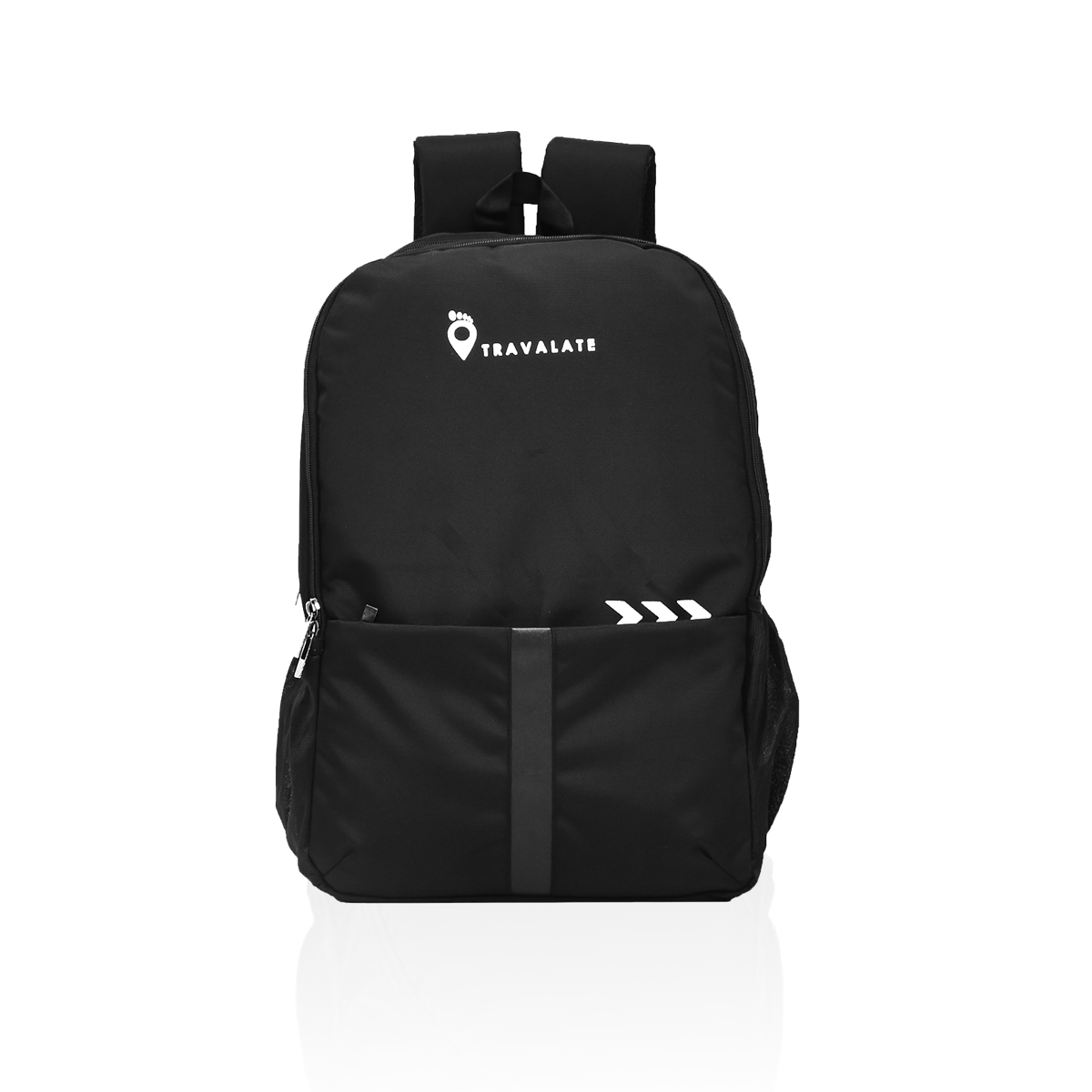 Casual Laptop Backpack with Rain Cover | Black